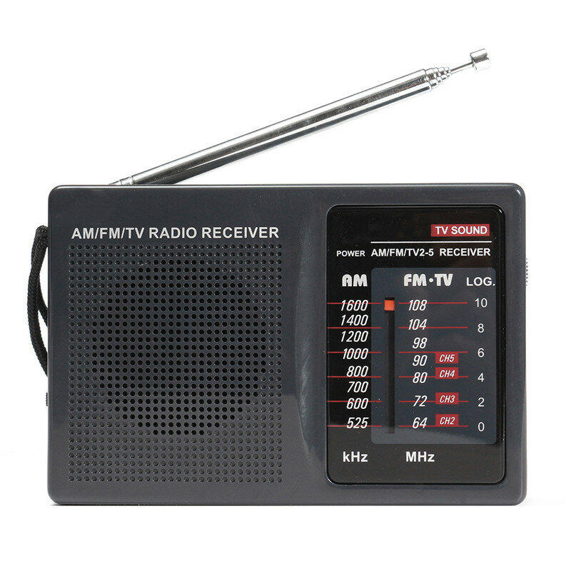 

Tecsun R-202T Portable Pocket FM/AM Radio High Sensitivity Low Noise Dual Channel