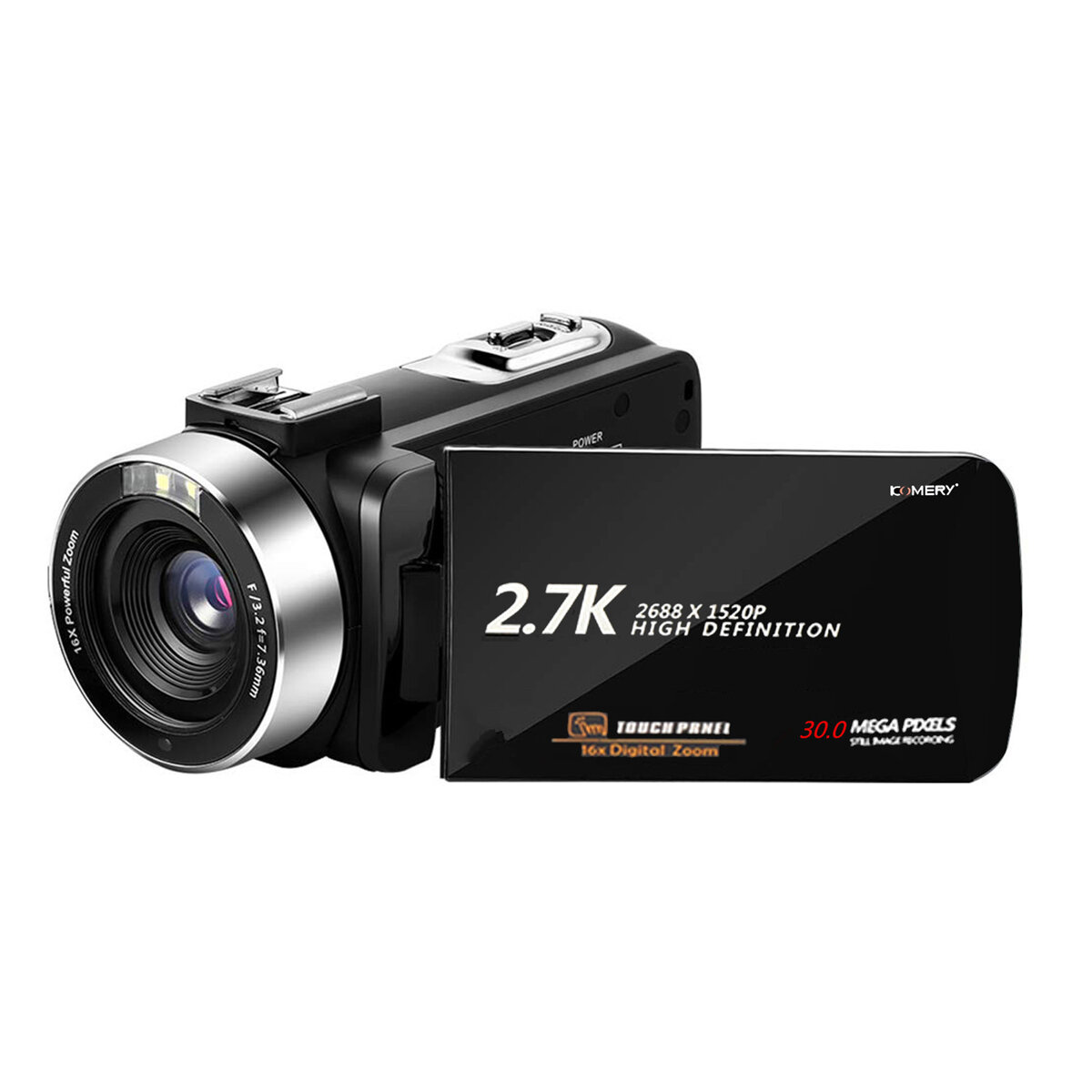

1080P Full HD 30MP Pixel 18X Сенсорный экран Цифровое видео камера Видеокамера для YouTube Vlogging Vlog DV Профессионал