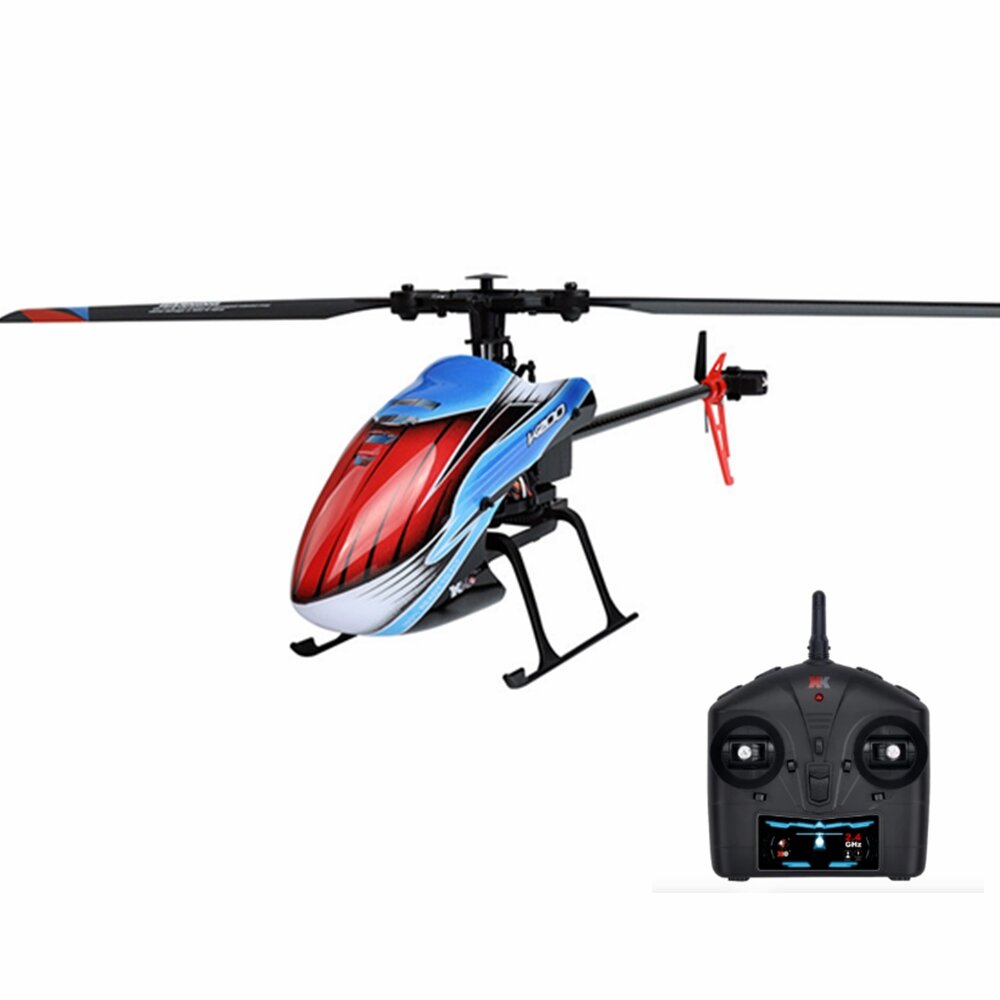 

WLtoys XK K200 4CH 6-Axis Gyro Altitude Hold Optical Flow Localization Flybarless RC Helicopter RTF
