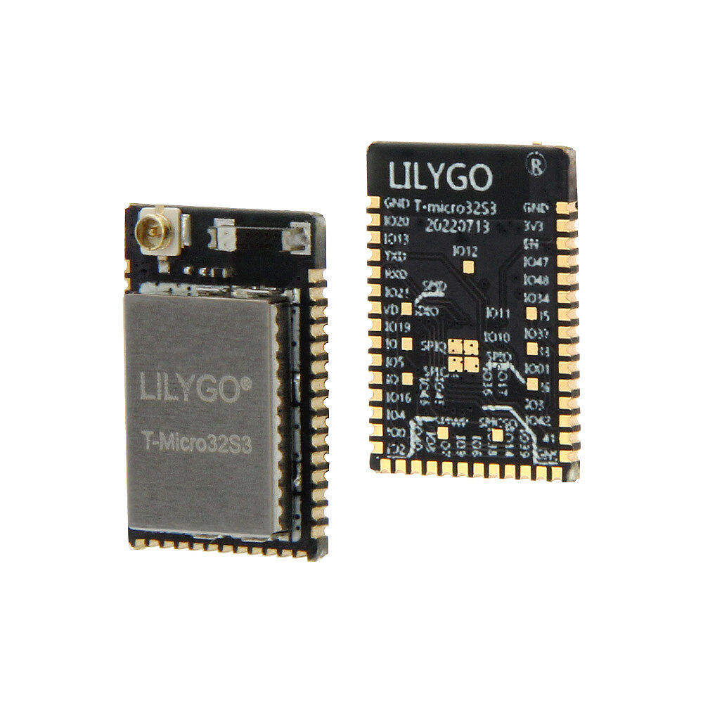 

LILYGO T-Micro32-S3 ESP32-S3 Development Board ESP32-S3FH4R2 ESP32 Module WiFi Bluetooth 5.0 4MB Flash 2MB PSRAM Module