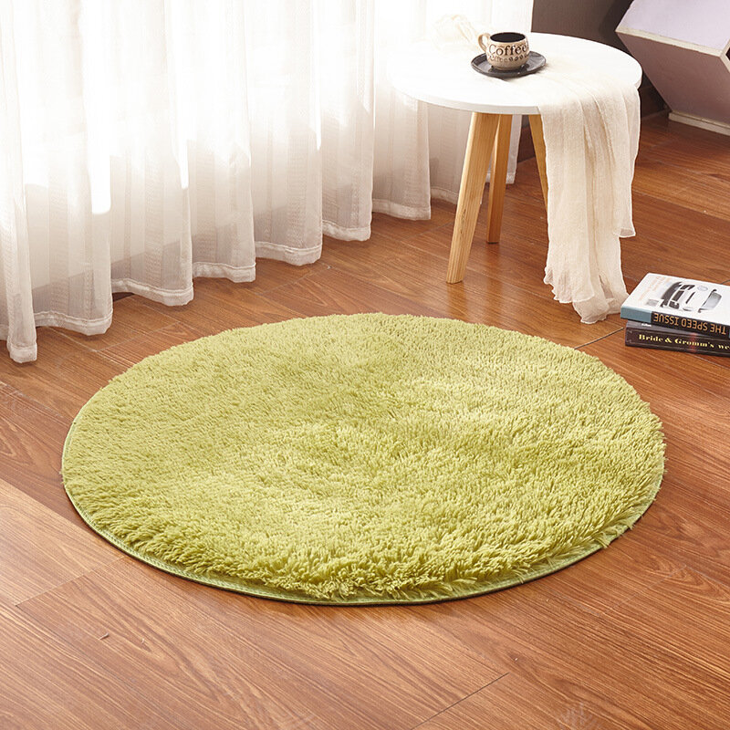 

KC-MP1 60см нескользящий коврик для спальни пушистый Soft плюшевый коврик чистый цвет ковер для столовой
