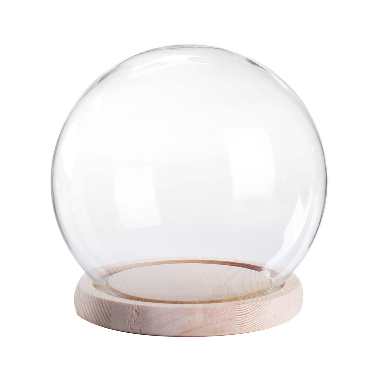 

12 см Стекло Dome Ball Cloche Globe Bell Банка Стенд с крышкой для чайника Tealight Дисплей Украшения для комнат