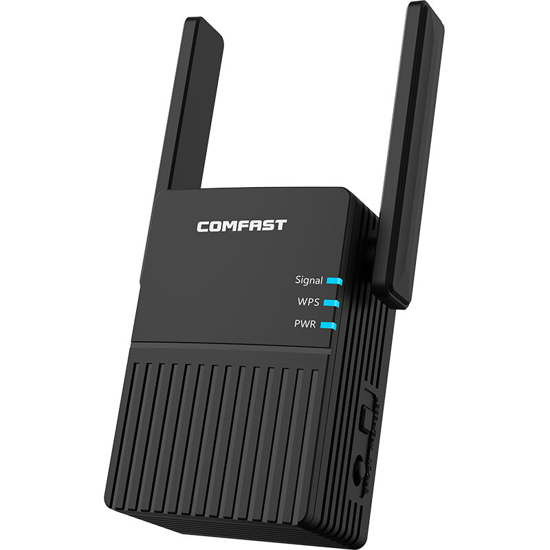 

Comfast 1200 Мбит / с WiFi Repeater Dual Стандарты Беспроводной удлинитель Усилитель Wi-Fi маршрутизатор AP 5G Wi-Fi Про