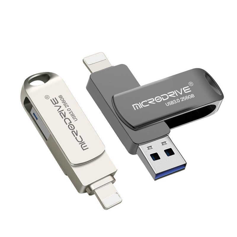 

Microdrive 128GB USB Flash Drive USB3.0 Dual Interface High Speed Pendrive Mini Portable Memory U Disk для телефона, тел