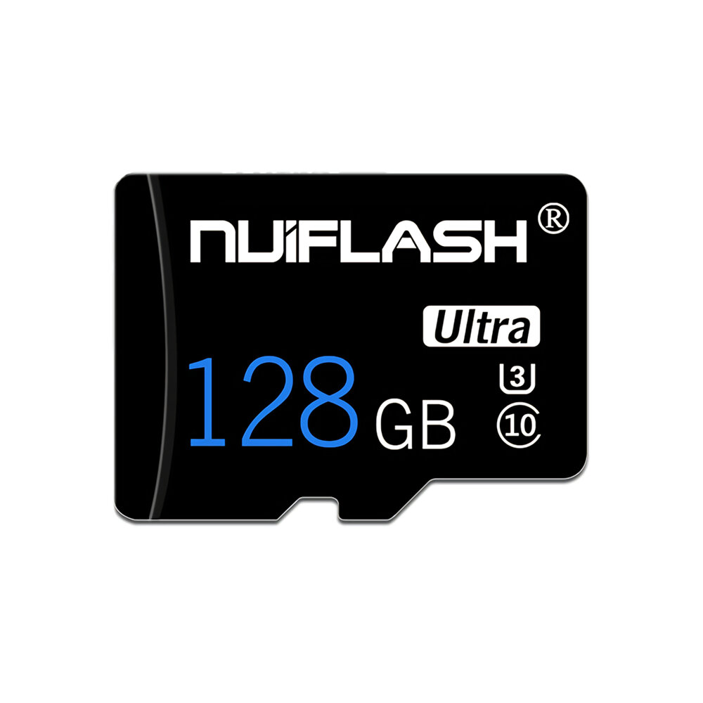 

NUIFLASH Карта памяти 32GB/64GB / 128GB C10 Высокоскоростная TF-карта MP4 MP3 Хранение данных для вождения автомобиля Бе