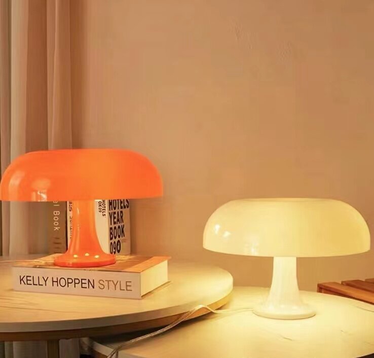 

Светодиодный стол с грибами Лампа Отель Спальня Прикроватная тумбочка Гостиная Украшение Освещение Лампаs Современные ми
