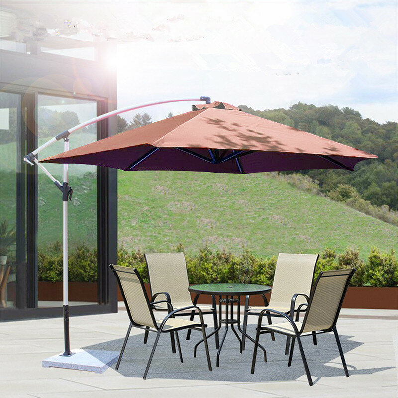 

GREATT Outdoor 1.95m 6FT Patio Sun Umbrella Cover 6RIB Replacement Polyester Canopy Garden Parasol