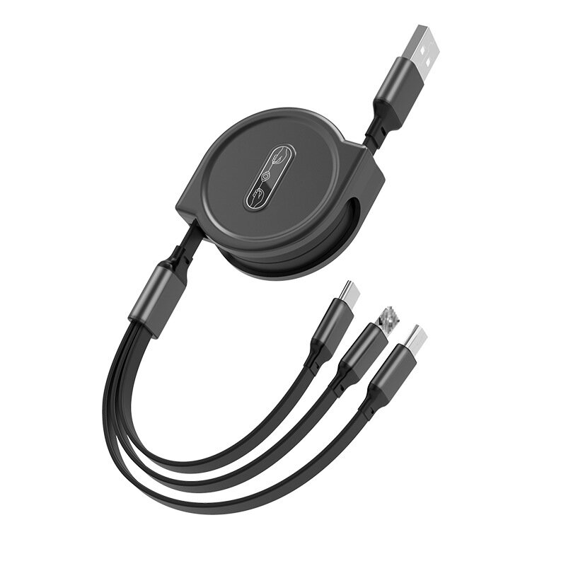 

3A USB-A–Type-C/Micro/iP-кабель для быстрой зарядки Медь Core Line длиной 1,1 м для iPhone 12 13 14 14Pro для Huawei Mat