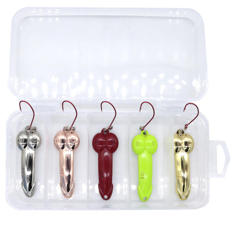 

ZANLURE 5 Pcs Fishing Lure Artificial Spinner Bait Outdoor Fishing Hunting Accessories