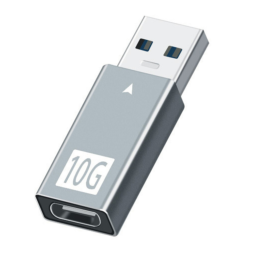

USB3.1 - Type-C Адаптер Коннектор Конвертер из алюминиевого сплава 10 Гбит / с До 5V 3A Поддержка зарядки при передаче