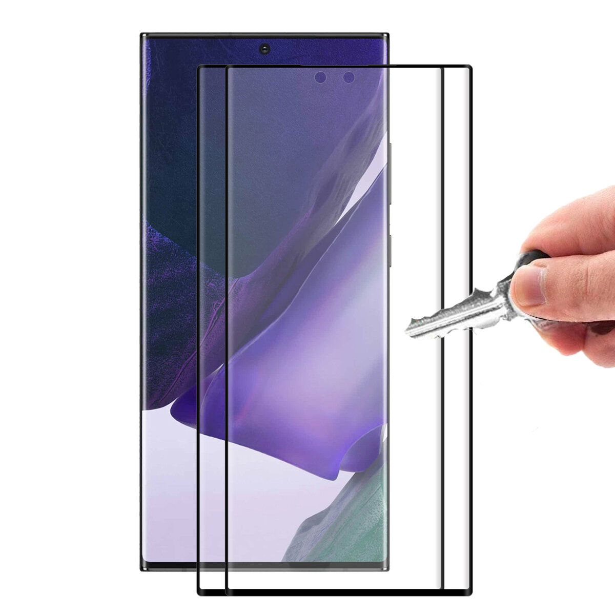 

ENKAY High Definition 3D Curved Edge Hot Blending Full Coverage Anti-Scratch Soft PET Screen Protector для Samsung Galax