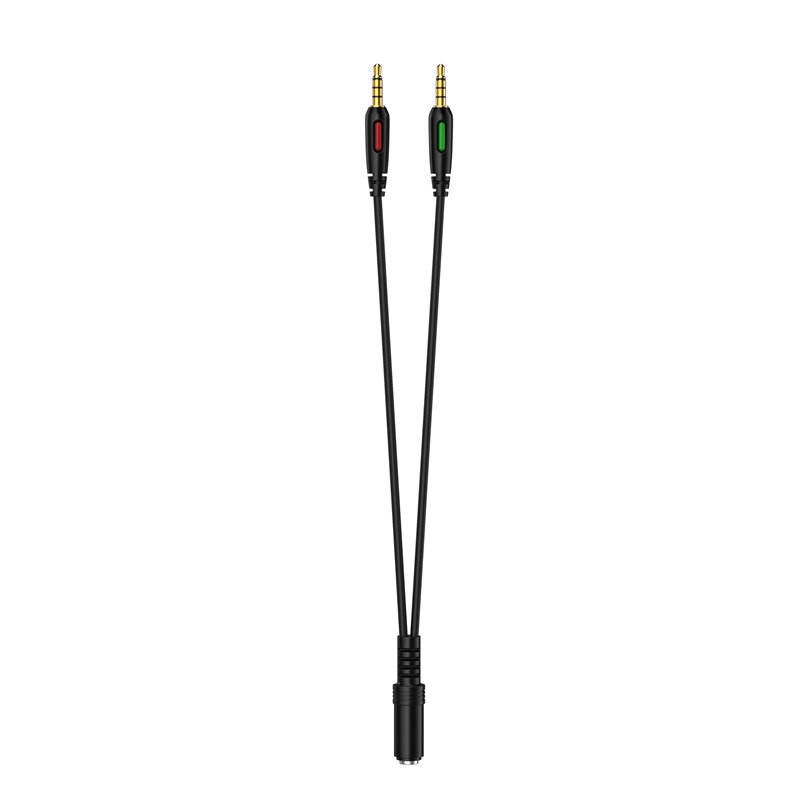 

ONIKUMA 3,5 мм наушники Наушник аудиокабель 1 штекер на 2 женщины микрофон Y разветвитель AUX кабель гарнитура аудио ада
