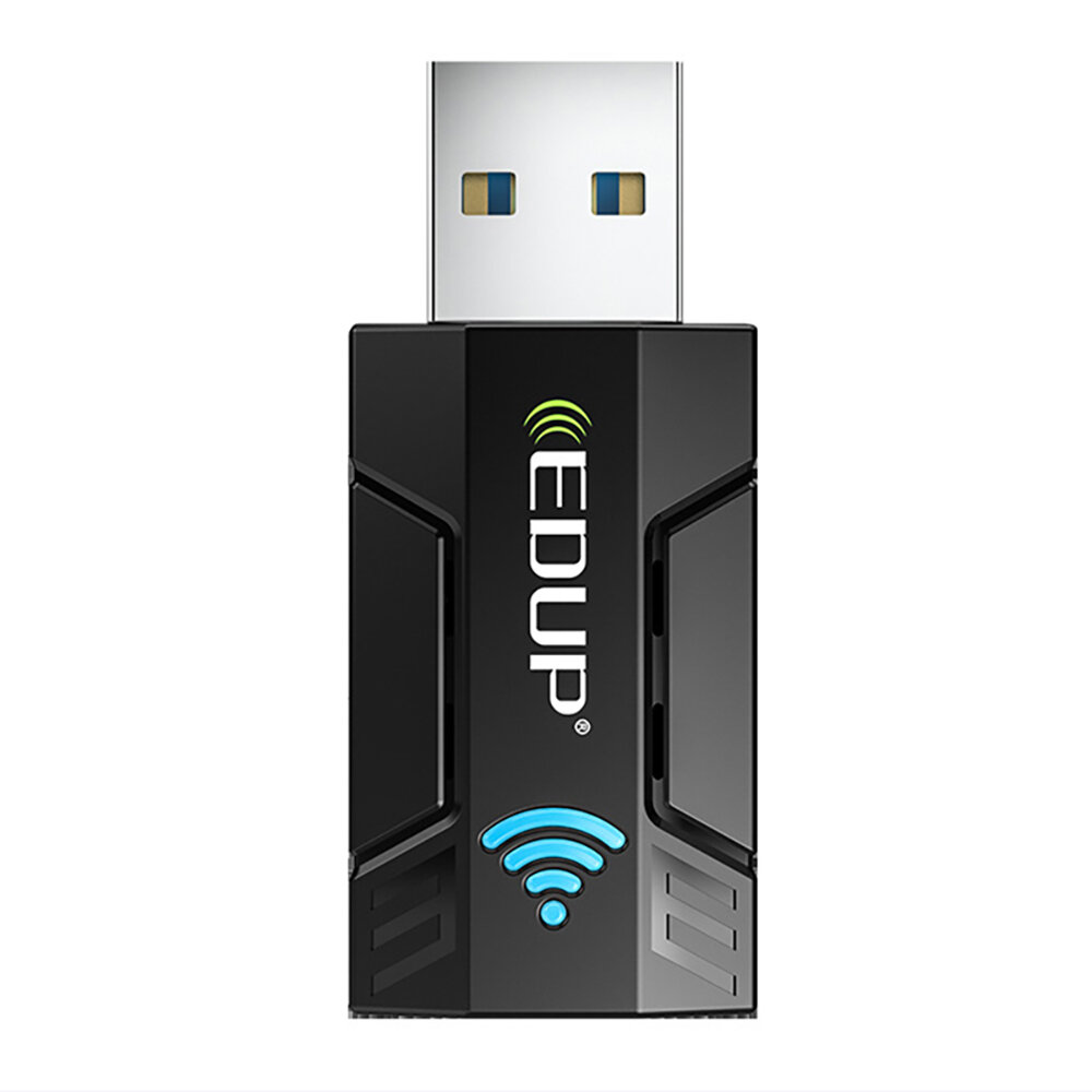 

EDUP 1300 Мбит / с USB Беспроводная сетевая карта WiFi адаптер USB 3.0 WiFi Dongle Сетевой адаптер 802.11ac EP-AC1689GS