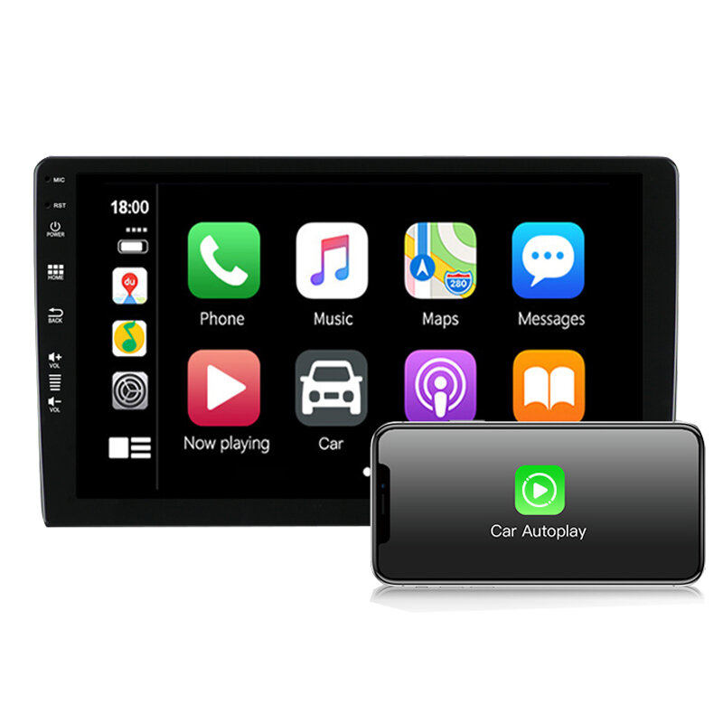 

YUEHOO YH-E064 10,1-дюймовый большой экран 1Din с ручкой Авто Материнская плата для аудио и видео Android 12,0 BT5.0 IPS