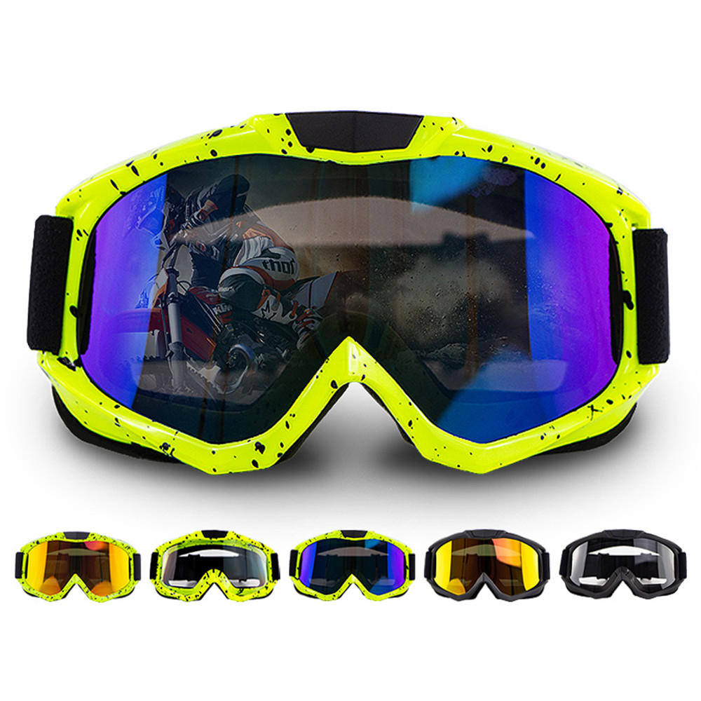 

Универсальный мотоцикл Велоспорт Лыжи Спортивные очки На открытом воздухе Ветрозащитный ТПУ Anti-shock Дышащий