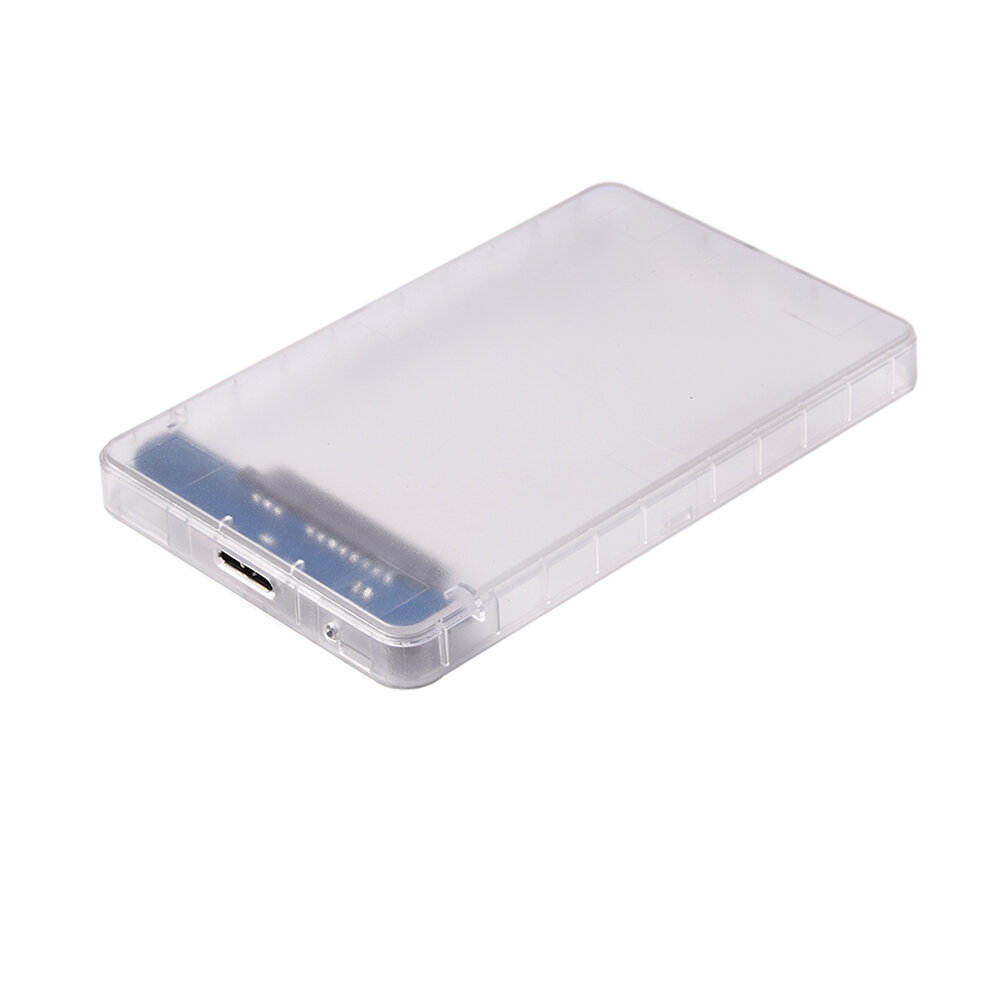 

2,5-дюймовый мобильный жесткий диск USB 3.0 Чехол 6 Гбит/с Micro USB 3.0 для SATA I/II/III SSD HDD Корпус Прозрачный вне