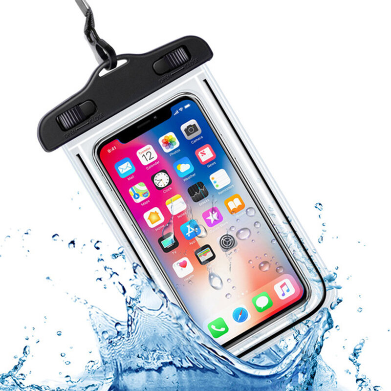 

IPX8 Водонепроницаемы Плавательный Сумки Телефон Чехол Чехол для мобильного телефона PV Cover для iPhone 12 13 14 для Hu