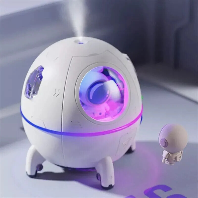 

Portable Humidifier Desktop USB Astronaut Space Air Humidifier Diffuser 220ML with Colorful Led Light Stylish Gift