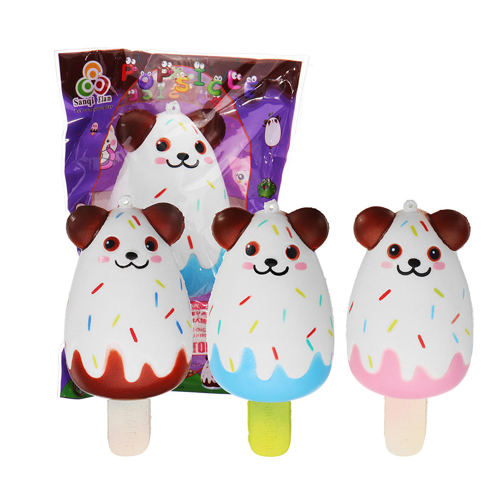 

Sanqi Elan Медведь Popsicle Ice-lolly Squishy 12 * 5.5CM Лицензированный медленно растущий Soft Игрушка с упаковкой