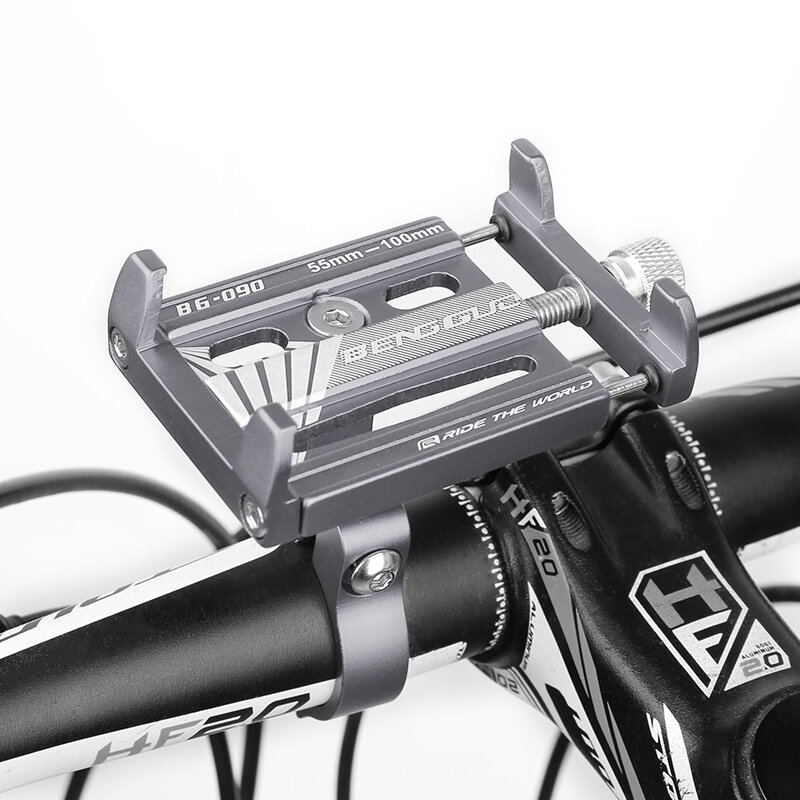

Aluminum Alloy Phone Holder 3.5"-6.5" Adjustable Phone Clip Stand Shockproof Portable Bike Holder Phone Bracket For Cycl