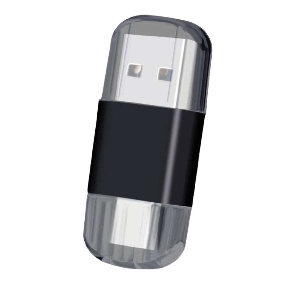 

Mini 2 in 1 Type-c USB 2.0 Card Reader Многофункциональный адаптер для карт памяти TF / SD с двойным интерфейсом для ком