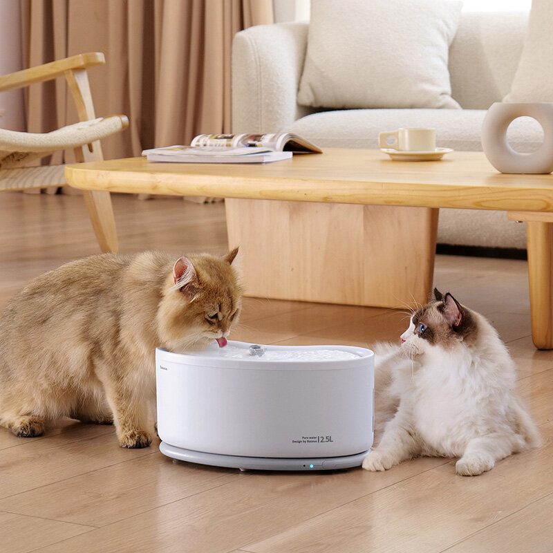 

Baseus Cat Water Fountain Pet Automatic Feeders Smart Control Cat Water Pump Cat Accessories Drinker For Multiple Cats