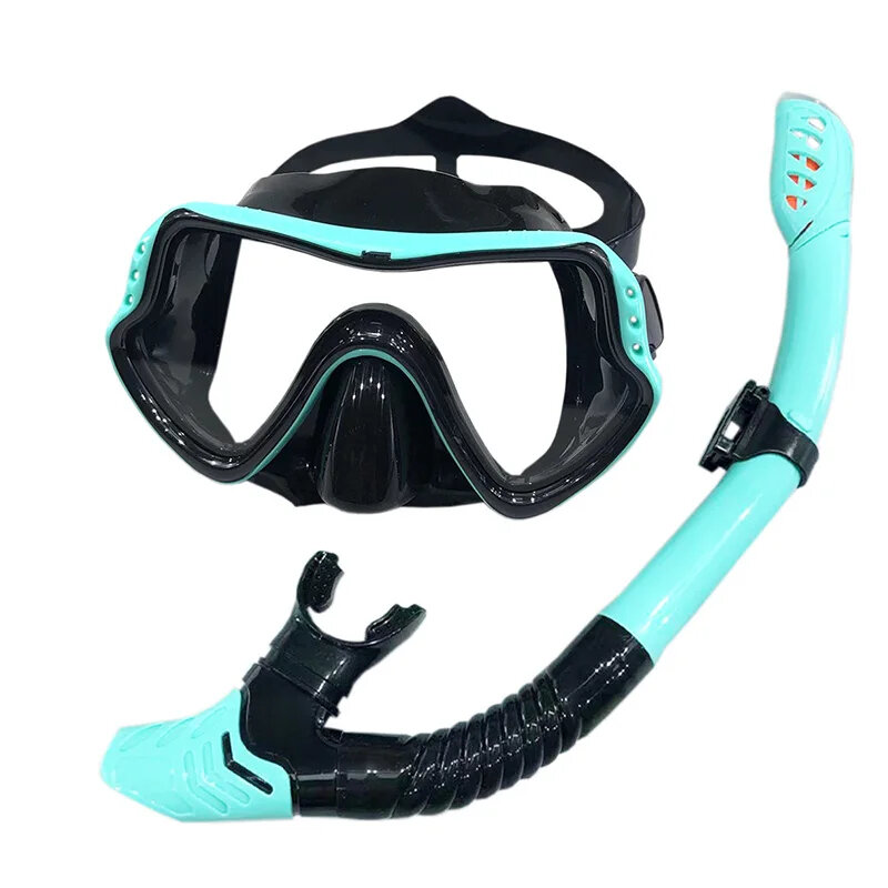 

Diving Goggles Snorkel Set with Swimming Goggles, Tube, Adjustable Strap for Women Men Adult Swimming Equipment