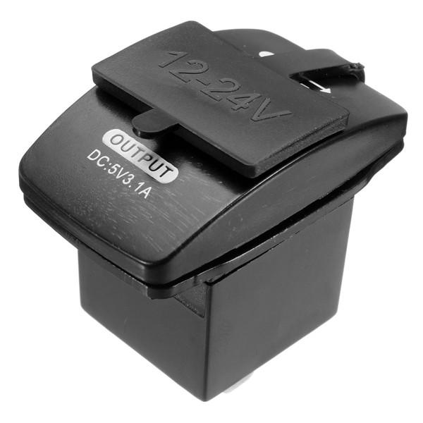 

Двойной Авто Прикуриватель Разъем Зарядное устройство Адаптер питания USB-разветвитель 12 В 1 А 2,1 А