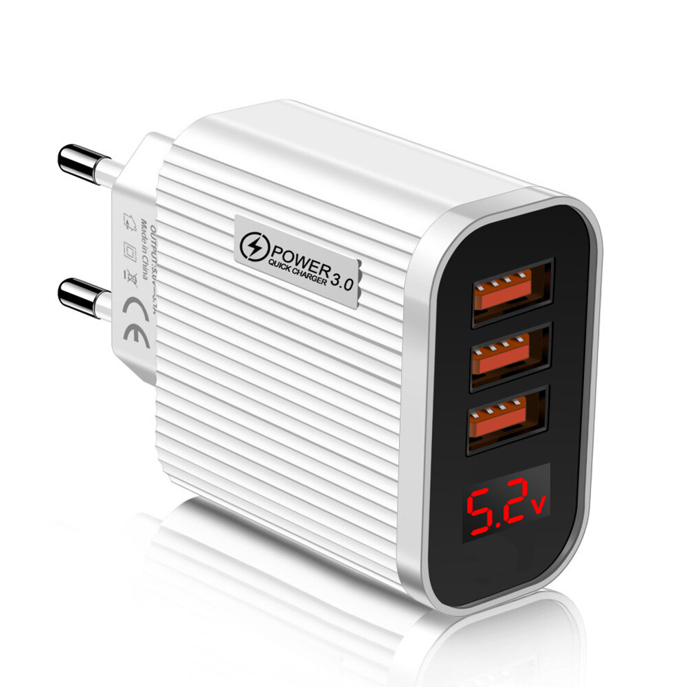 

3.1A 15 Вт 3-портовое зарядное устройство USB 3USB-A QC3.0 Адаптер настенного зарядного устройства с быстрой зарядкой Шт