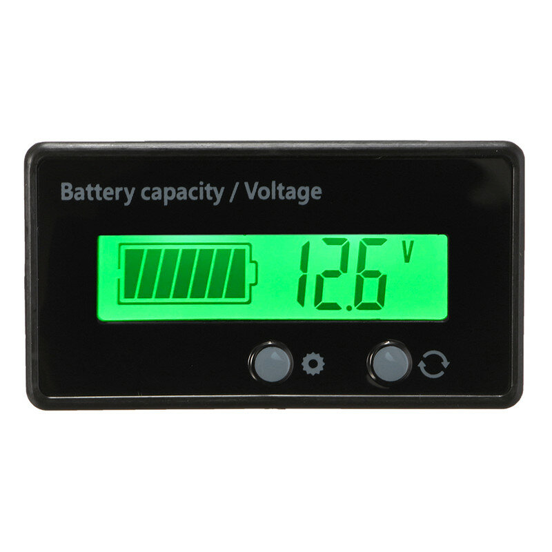 

12V 6-63V LCD Acid Lead Lithium Батарея Индикатор емкости Цифровой вольтметр