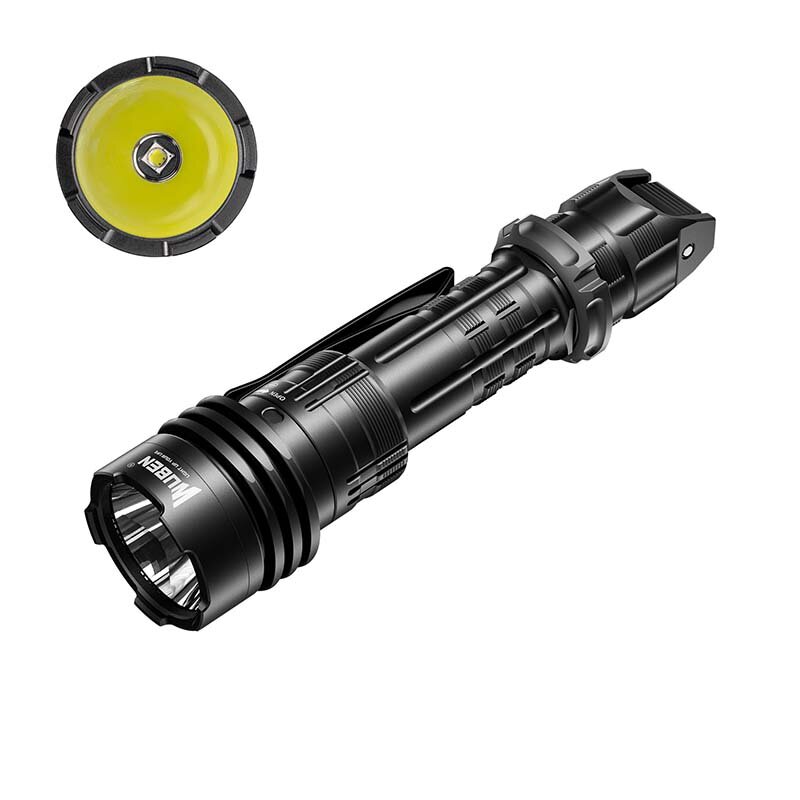 

WUBEN T1 SST40 2000LM Tactical Flashlight 18650 High Lumen Super Bright LED Torch Type-C Rechargeable Long Shoot Waterpr