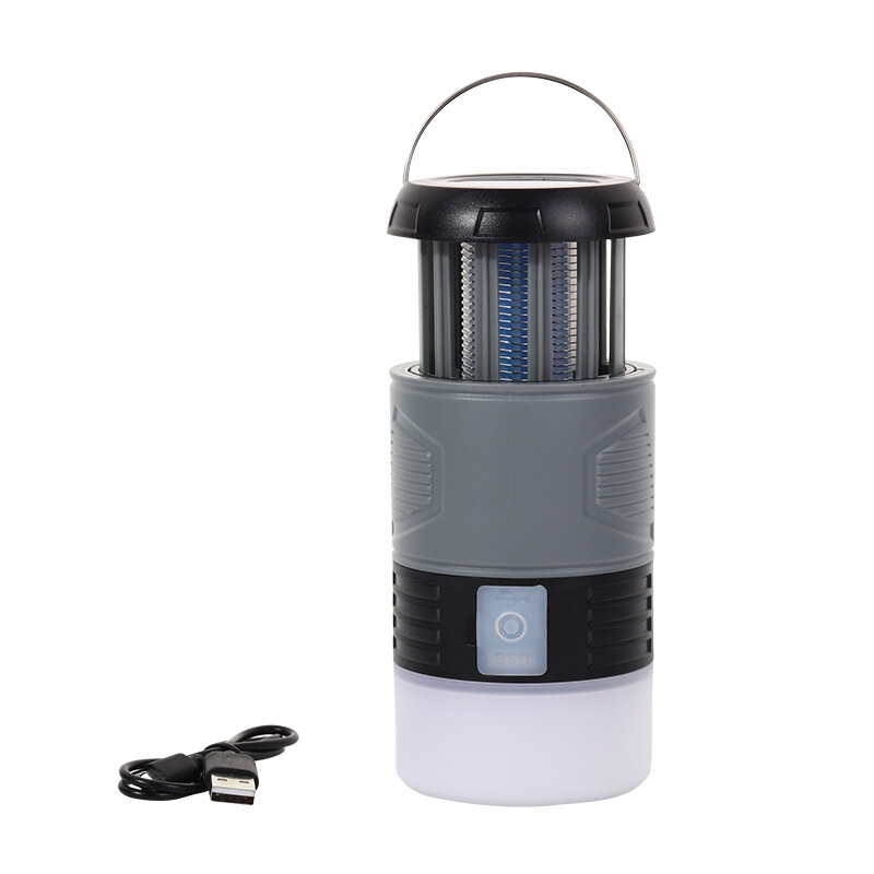

Portable Solar Camping Light Multifunction Mosquito Lamp USB Rechargeable LED Lantern Multi Function For Family Camping