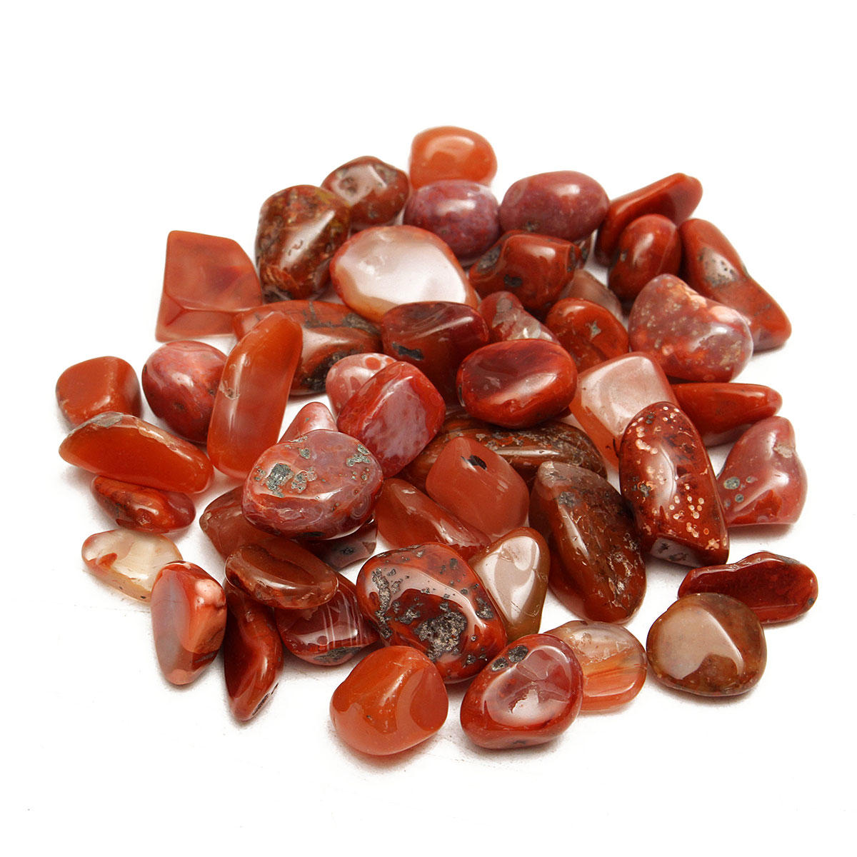 

50g натуральный красный агат гравий кварцевый камень оникс минералы образцы дизайн поделок находок