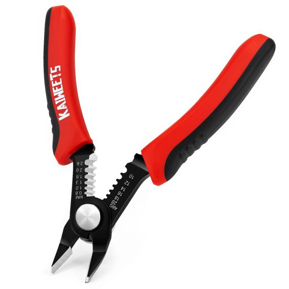 

[EU Direct]KAIWEETS KWS-102 6-inch Flush Plier 2 in 1 Multifunction Wire Cutter Stripper 10-20 AWG Heat-Treated Carbon S