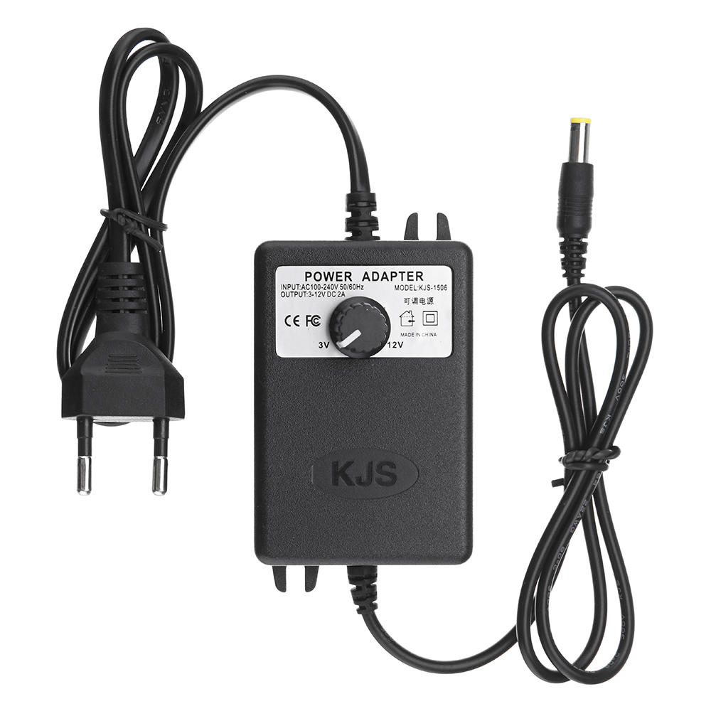 

KJS-1506 3-12 В 2A 24 Вт Адаптер питания постоянного тока Регулируемый адаптер напряжения Импульсный источник питания