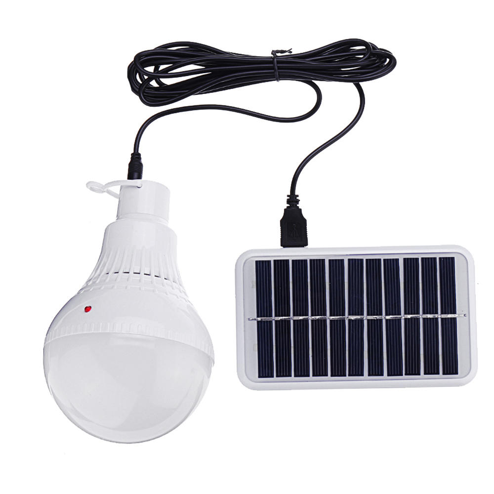 

7W Портативный Солнечная Панель USB LED Кемпинг Лампа для аварийного освещения На открытом воздухе Рыбалка Лампа