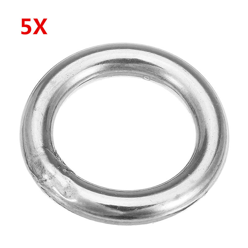 

5Pcs 5x30mm 304 нержавеющая сталь с круглым уплотнительным кольцом из нержавеющей стали