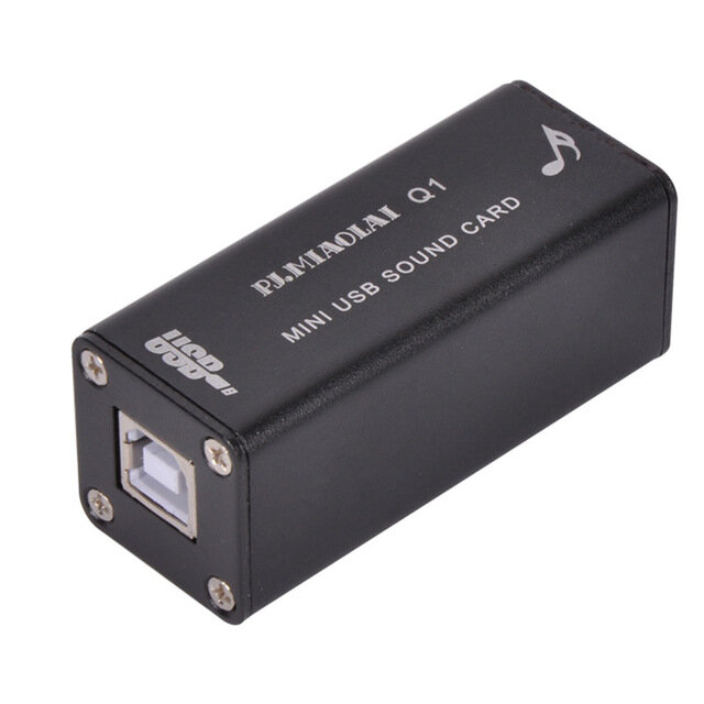 

PJ.MIAOLAI Q1 PCM2704 HIFI Mini USB Portable Sound Card DAC