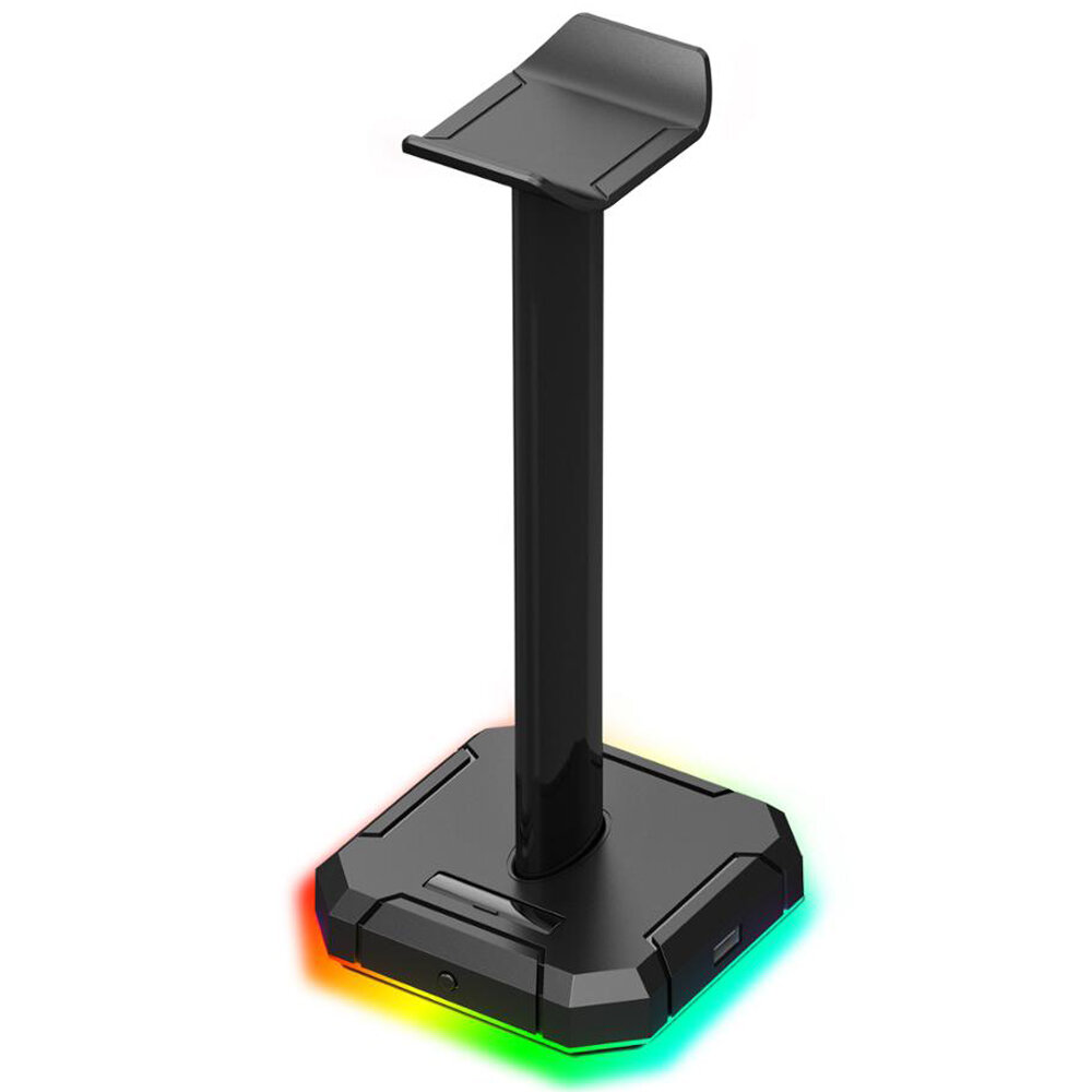 

Redragon HA300 Наушники Держатель RGB Светящийся 4 порта USB 2.0 Кронштейн для игровой гарнитуры с нескользящей прочной