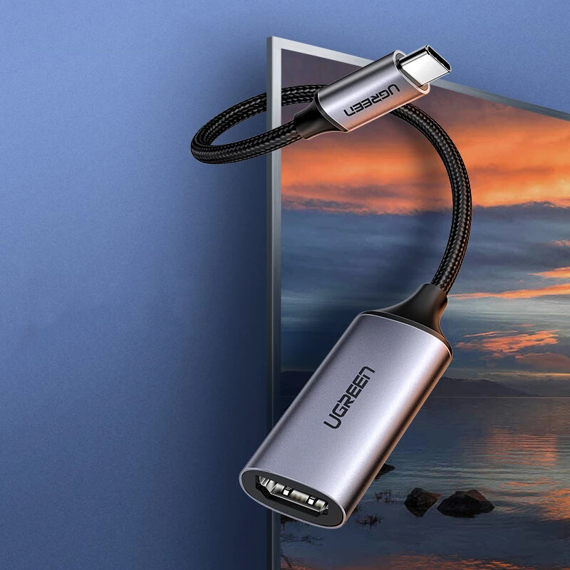 

UGREEN CM297 USB3.1 Type-C к 4K 60 Гц HDMI конвертер адаптер для MacBook Pro для OnePlus 9Pro для Xiaomi MI10