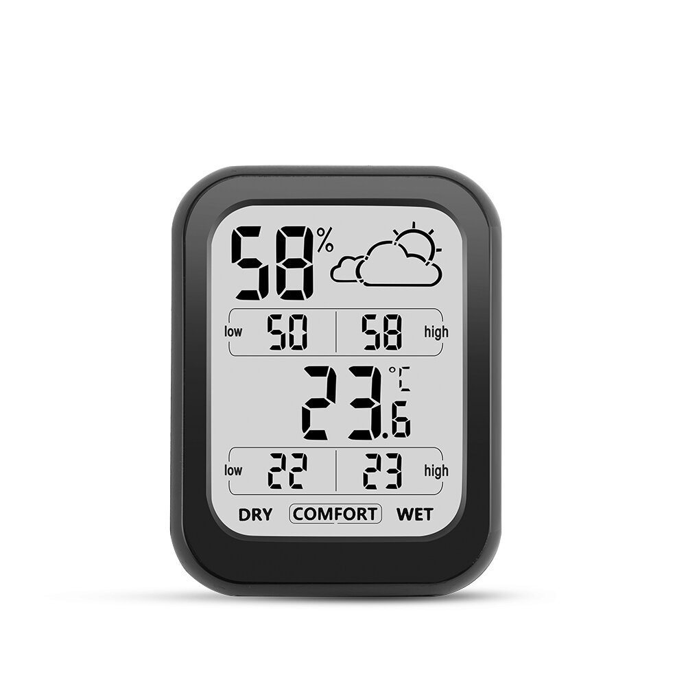 

322Indoor Digital Thermometer Humidity Accurate Weather Forecast Comfort Level Indicator Temperature and Humidity Disp