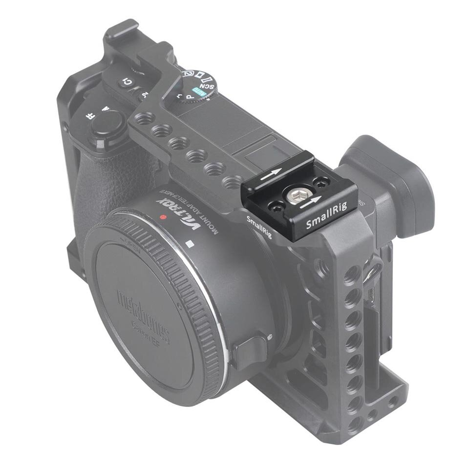 

SmallRig 1241 DSLR камера Адаптер для крепления холодного башмака с резьбовыми отверстиями 1/4 дюйма для камера Микрофон
