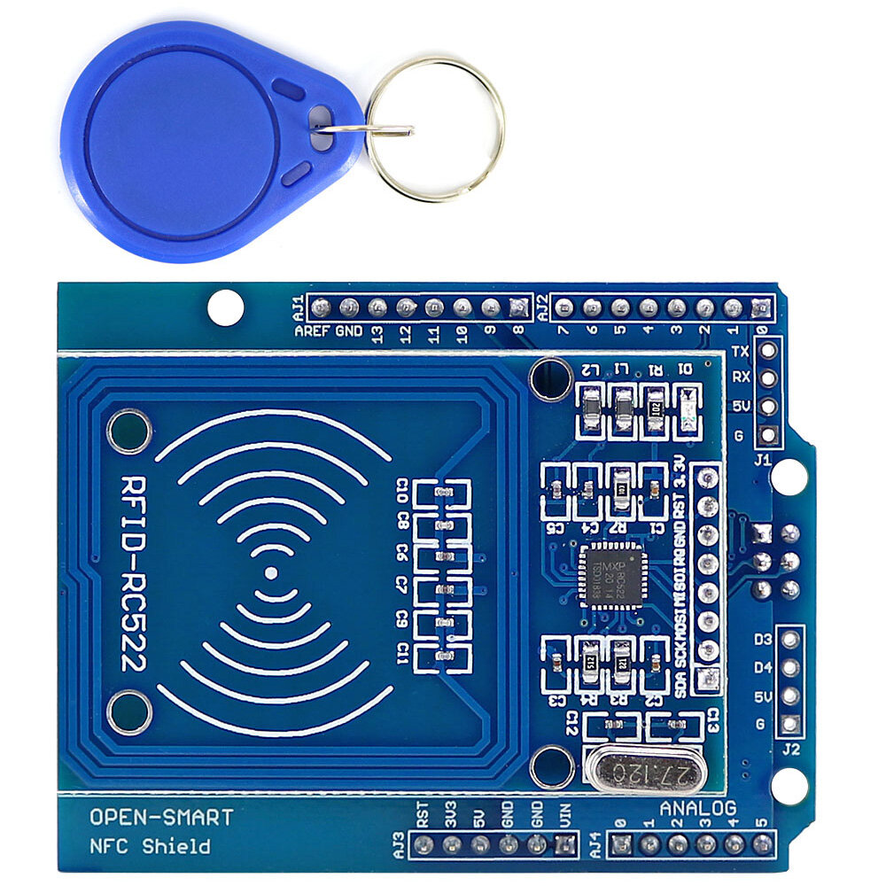 

NFC Shield RFID Модуль RC522 RF IC Card Датчик + S50 RFID Смарт-карта для UNO/Mega2560