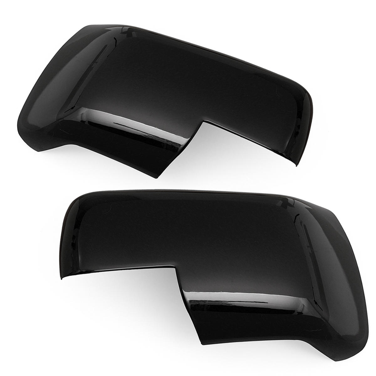 

Pair Gloss Black Car Wing Side Mirror Cover For Land Rover Discovery 3 Freelander 2 Range Rover Sport