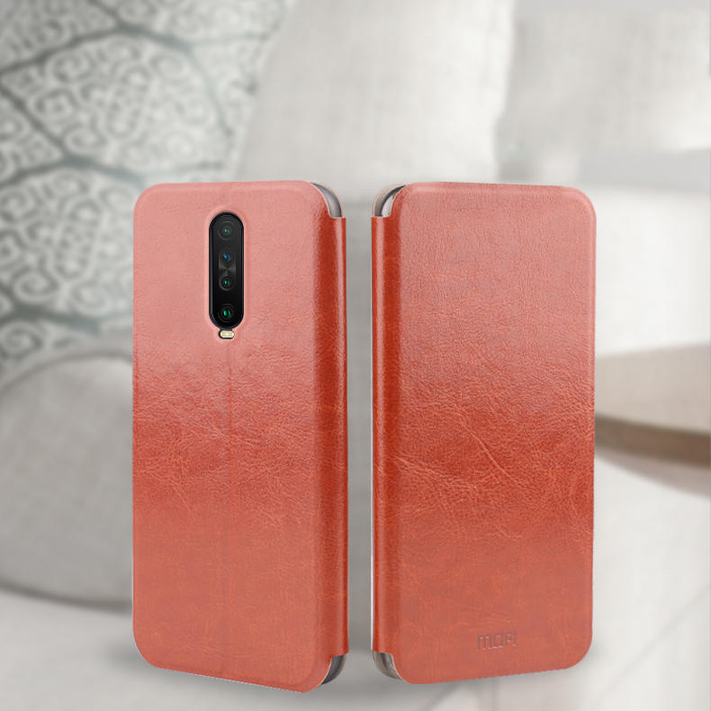 

Mofi Роскошный противоударный флип-чехол из искусственной кожи с полным покрытием Чехол для Xiaomi Redmi K30 Неоригиналь