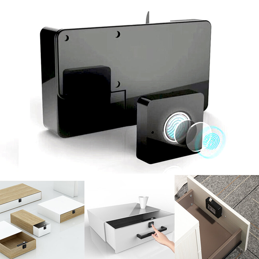 

Портативный автоматический интеллектуальный шкаф для отпечатков пальцев Замок USB-аккумулятор Багаж Чемодан Замок Навесн