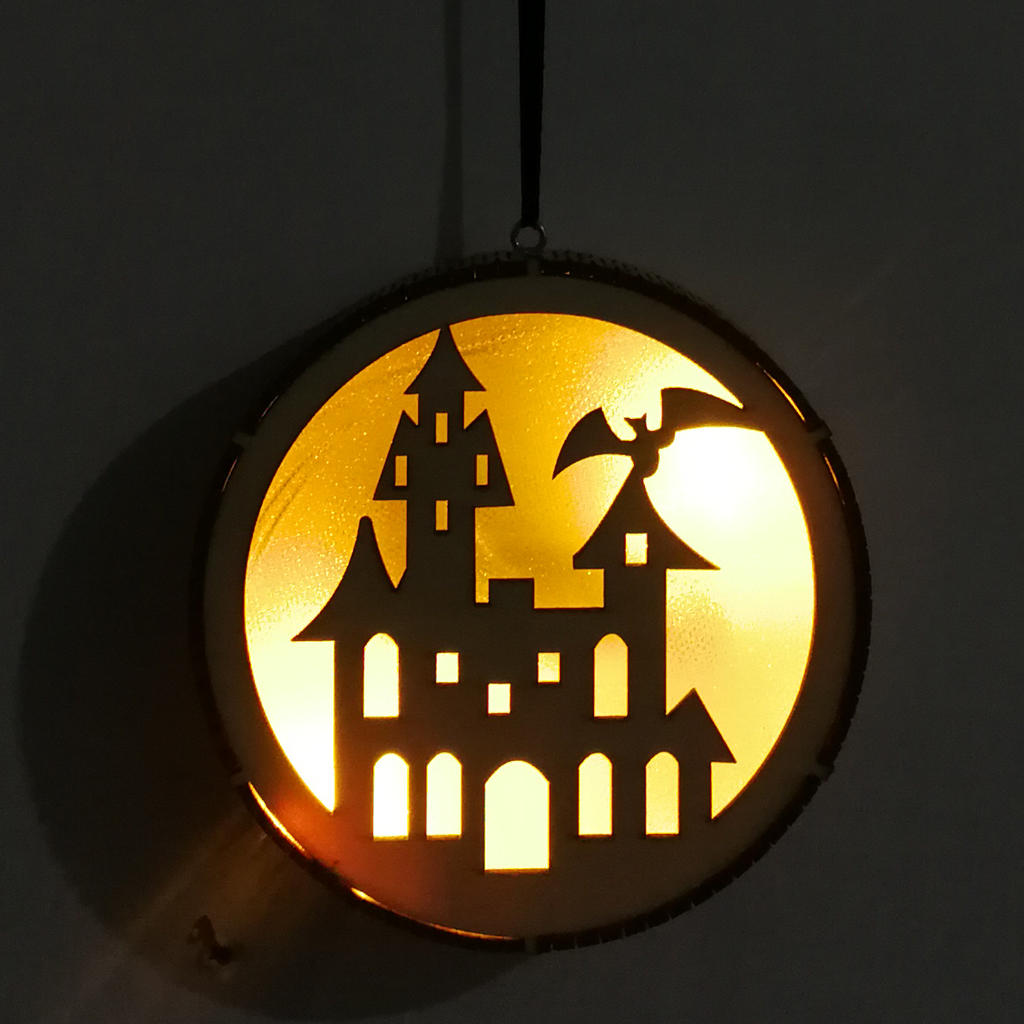 

Стена Лампа украшений хеллоуина замка Светодиодный ДЖМ01494 для праздничной вечеринки