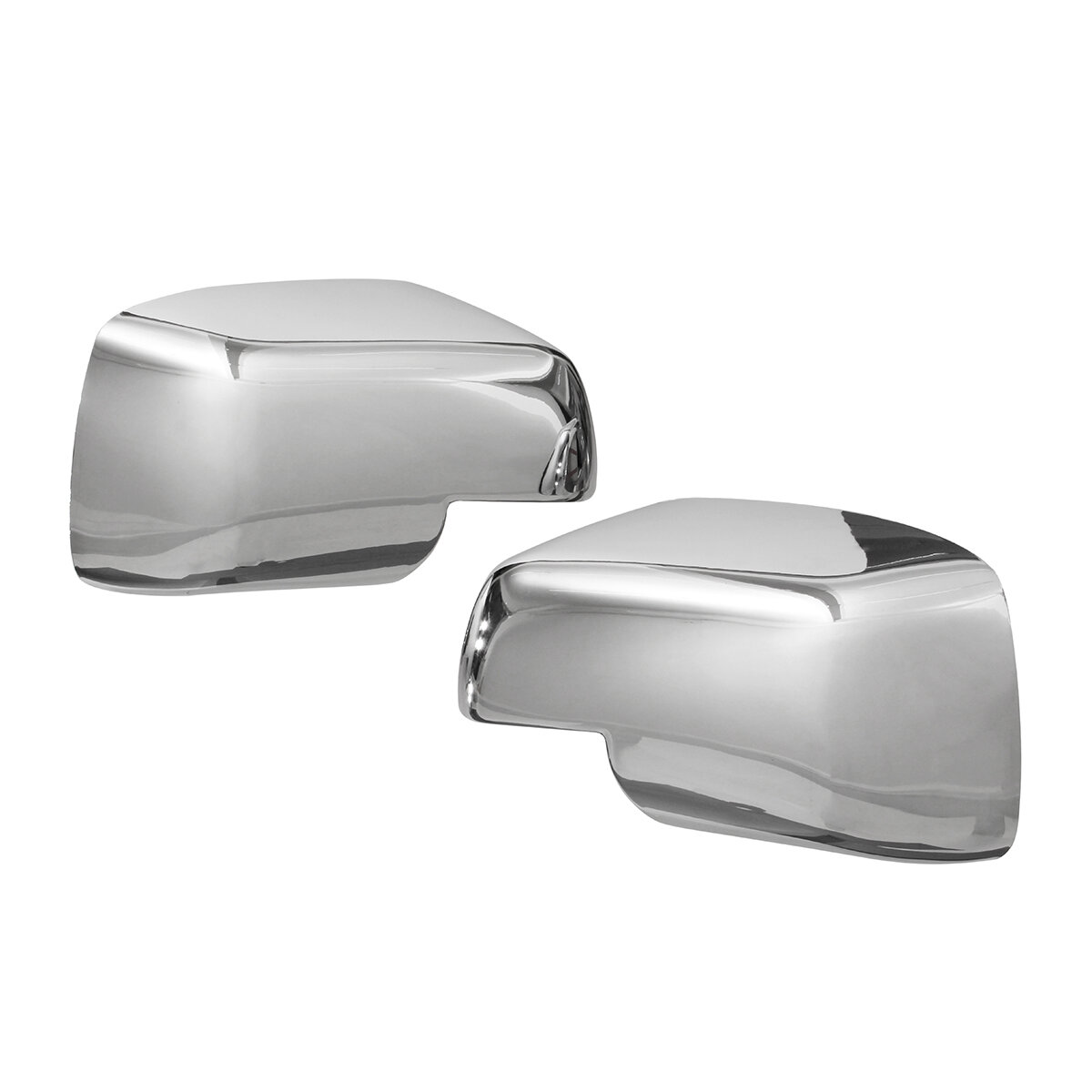 

Pair Full Chrome Car Wing Side Mirror Cover Caps For Land Rover Discovery Freelander 2