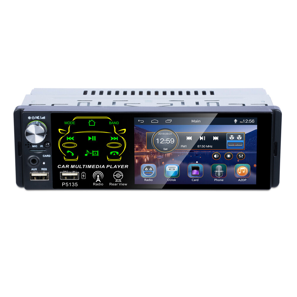 

P5135 4.1 дюймов 1Din Авто MP5-плеер Цифровой стерео MP3 FM Радио для WINCE Bluetooth-гарнитура Поддержка громкой связи