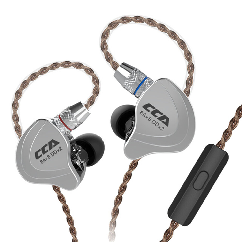 

CCA C10 4BA+1DD 3.5mm 4 Balanced Armatured 1 Dynamic In Ear 10 Drive Units Earphone HiFi DJ Monitor Sports Headphone Wit